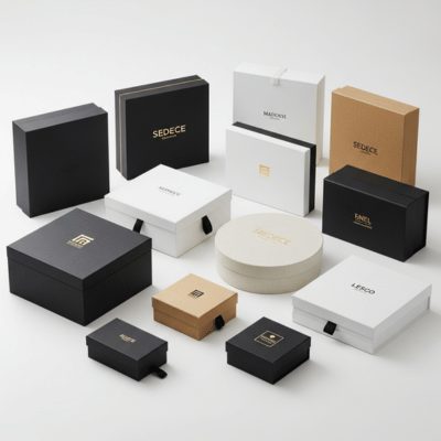 branded retail boxes